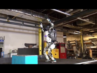 boston dynamics robot doing somersaults