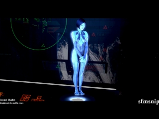 halo cortana hologram