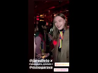 04 05 2019 • events | presentation of gucci lipstick line | new york, usa