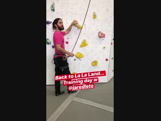 10/22/2018 | jared on the climbing wall | los angeles, usa