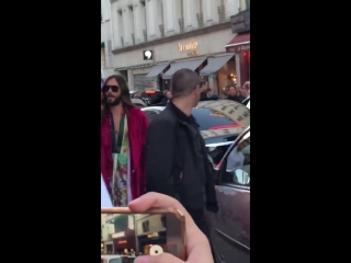 09/24/2018 • jared arrives at the gucci fashion show | paris, france