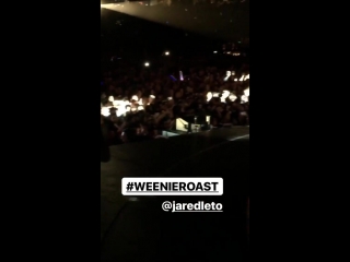 may 12, 2018 | 30 seconds to mars performance | kroq wennie roast | carson, usa